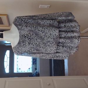 Today large animal print shirt dress cover up made in Italy